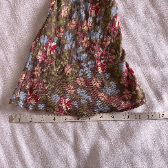 Angie Womens Ditsy Floral Romper Sz L Boho Fairy Grunge Festival Whimsical Gypsy - Picture 10 of 15